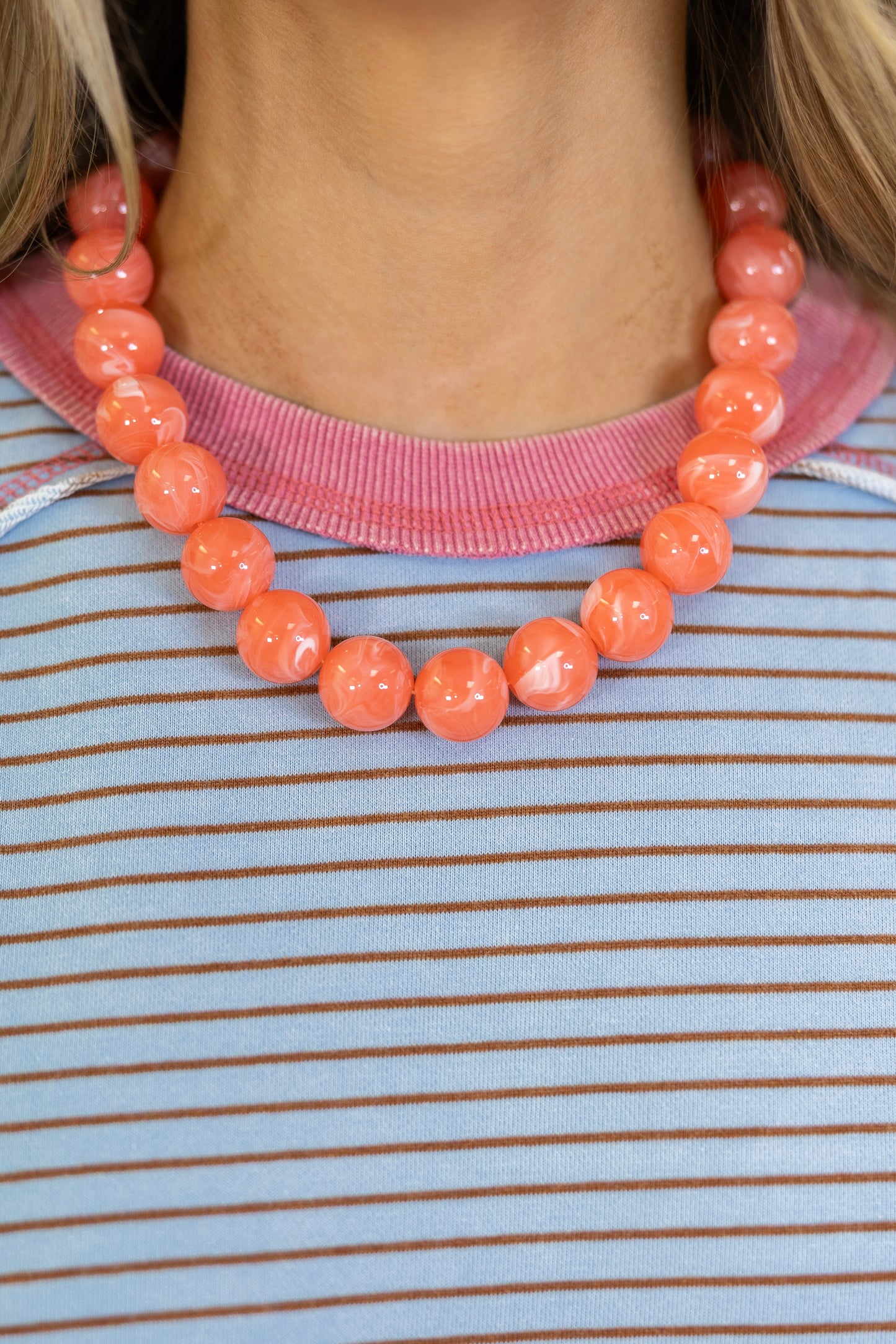 Sweet Tart Beaded Necklace-Necklaces-Hart Designs-The Village Shoppe, Women’s Fashion Boutique, Shop Online and In Store - Located in Muscle Shoals, AL.