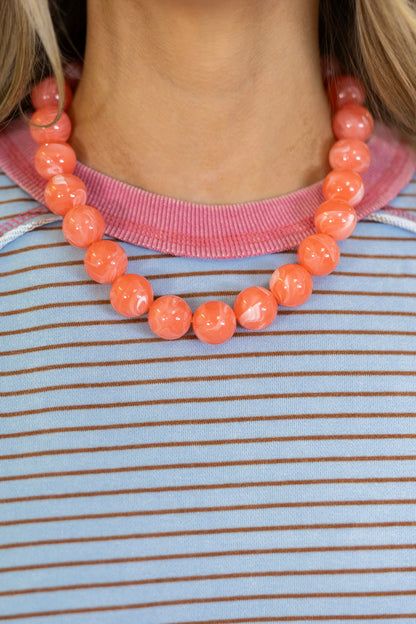 Sweet Tart Beaded Necklace-Necklaces-Hart Designs-The Village Shoppe, Women’s Fashion Boutique, Shop Online and In Store - Located in Muscle Shoals, AL.