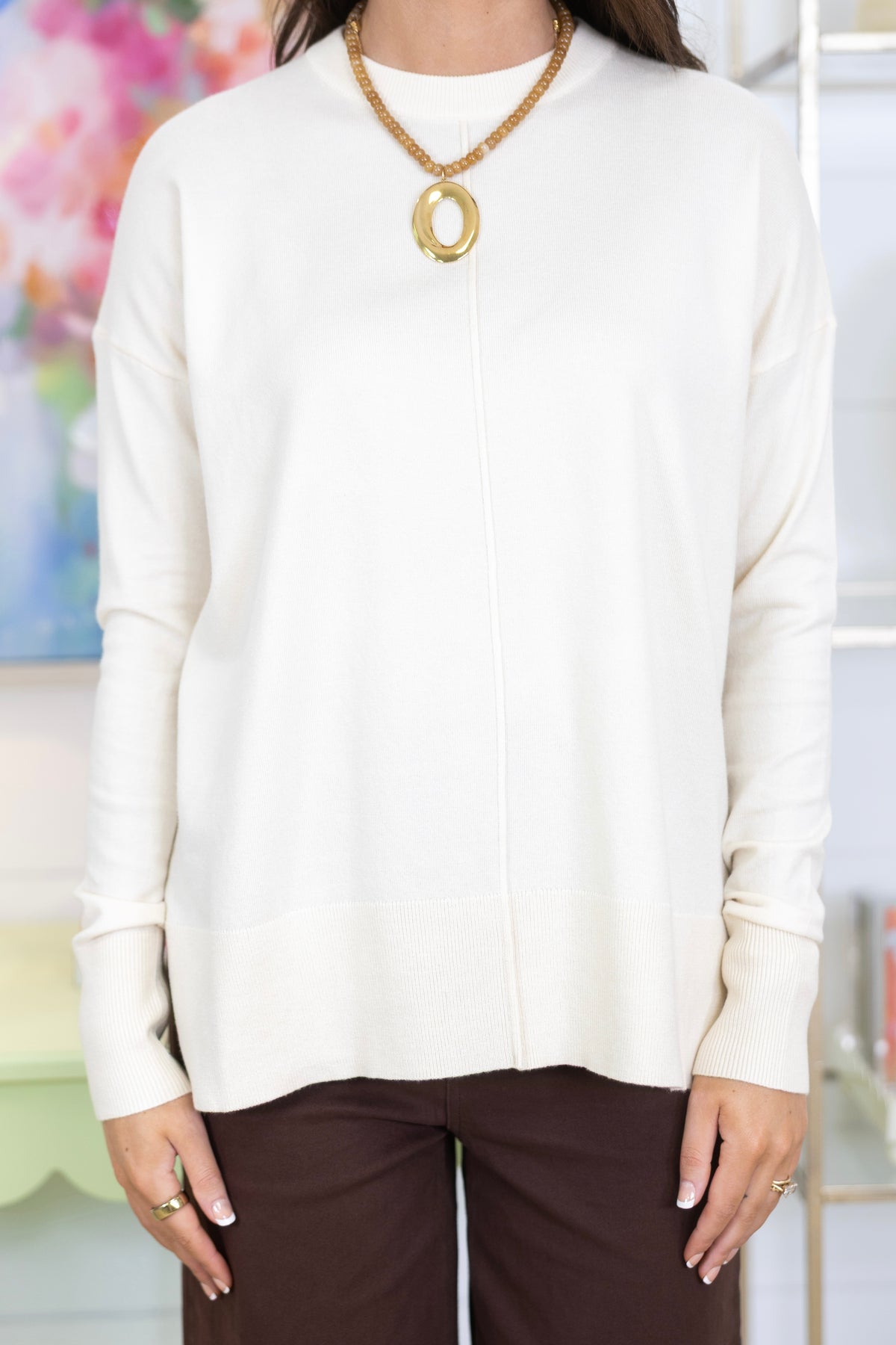 The McCarter Sweater-Sweaters-Fate-The Village Shoppe, Women’s Fashion Boutique, Shop Online and In Store - Located in Muscle Shoals, AL.
