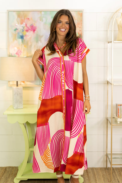 Sunset Boulevard Midi Dress