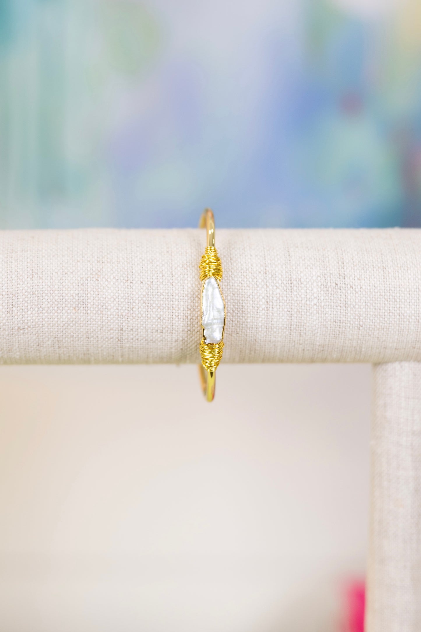 The Barlow Pearl Cuff Bracelet-Bracelets-Golden Stella-The Village Shoppe, Women’s Fashion Boutique, Shop Online and In Store - Located in Muscle Shoals, AL.