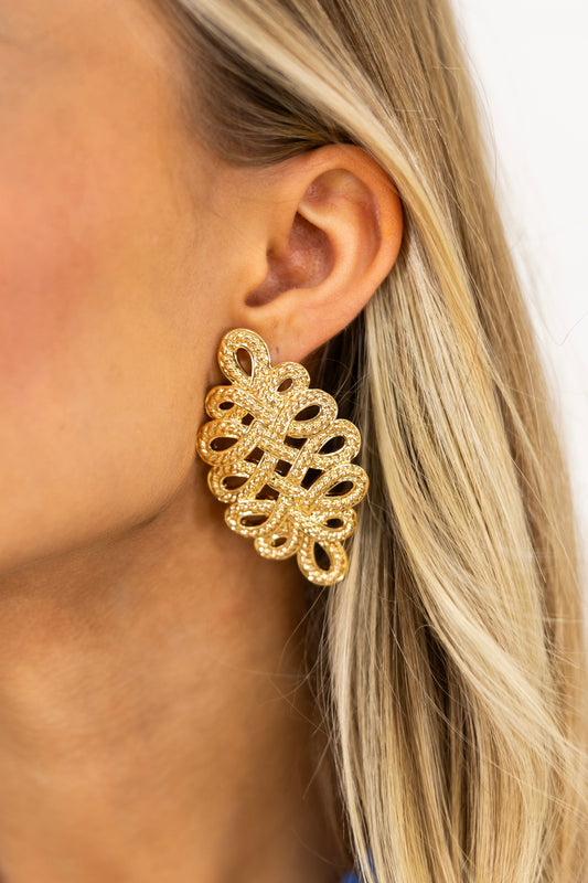 Perfect Pace Earrings-Earrings-Golden Stella-The Village Shoppe, Women’s Fashion Boutique, Shop Online and In Store - Located in Muscle Shoals, AL.