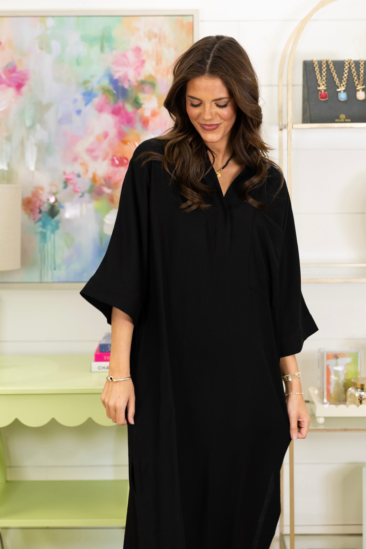 The Ellis Midi Dress-Midi Dress-Entro-The Village Shoppe, Women’s Fashion Boutique, Shop Online and In Store - Located in Muscle Shoals, AL.