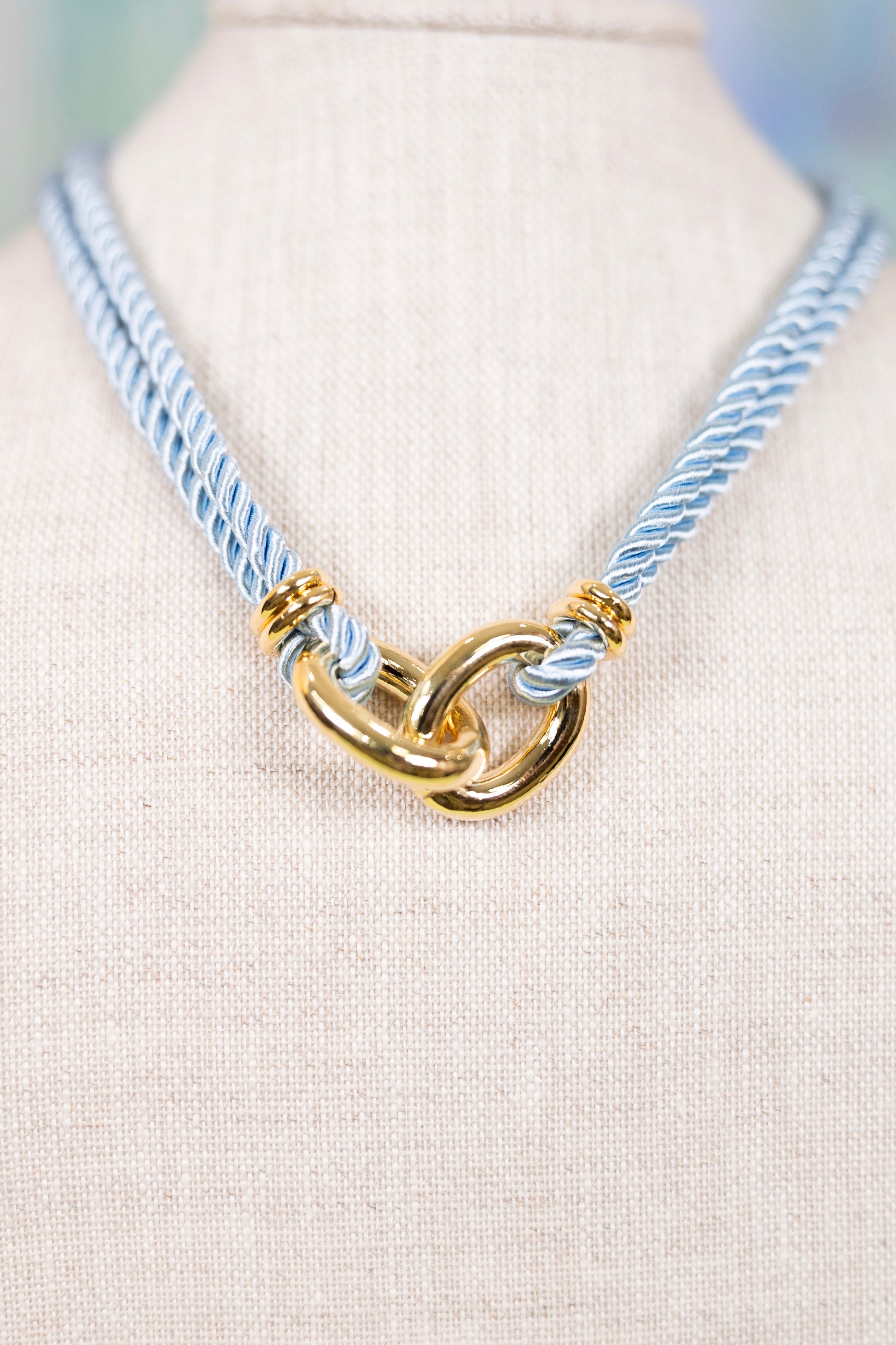 Loves Me Knot Necklace-Necklaces-Golden Stella-The Village Shoppe, Women’s Fashion Boutique, Shop Online and In Store - Located in Muscle Shoals, AL.