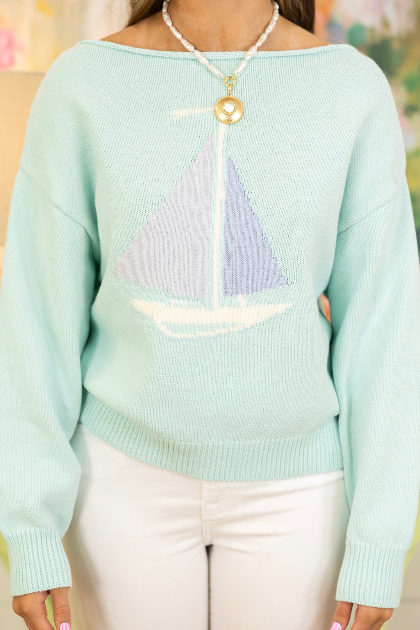 Set Sail Sweater-Sweaters-Le Lis-The Village Shoppe, Women’s Fashion Boutique, Shop Online and In Store - Located in Muscle Shoals, AL.