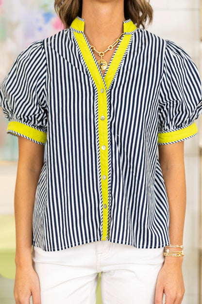 In the Limelight Top-Short Sleeves-Entro-The Village Shoppe, Women’s Fashion Boutique, Shop Online and In Store - Located in Muscle Shoals, AL.