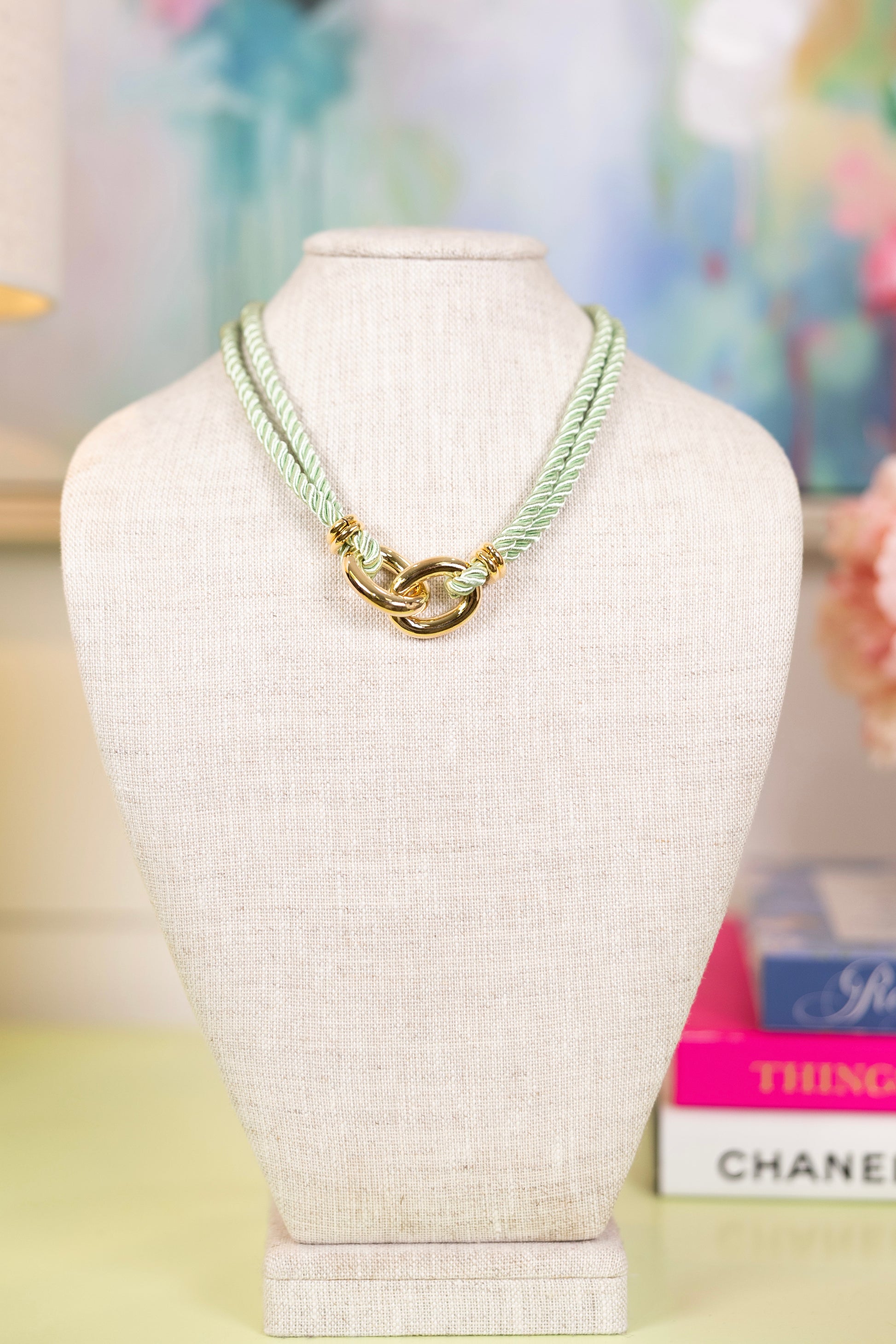 Loves Me Knot Necklace-Necklaces-Golden Stella-The Village Shoppe, Women’s Fashion Boutique, Shop Online and In Store - Located in Muscle Shoals, AL.