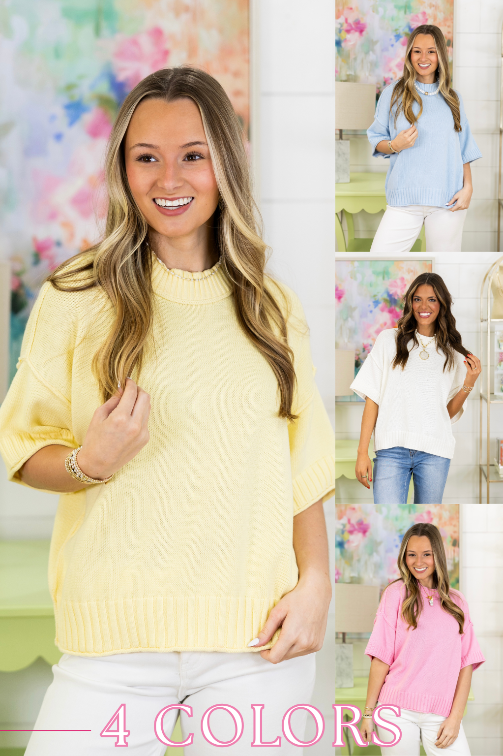 The Brooke Sweater-Short Sleeves-Rae Mode-The Village Shoppe, Women’s Fashion Boutique, Shop Online and In Store - Located in Muscle Shoals, AL.