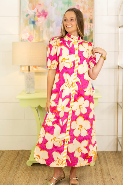 Tropic Like It's Hot Midi Dress