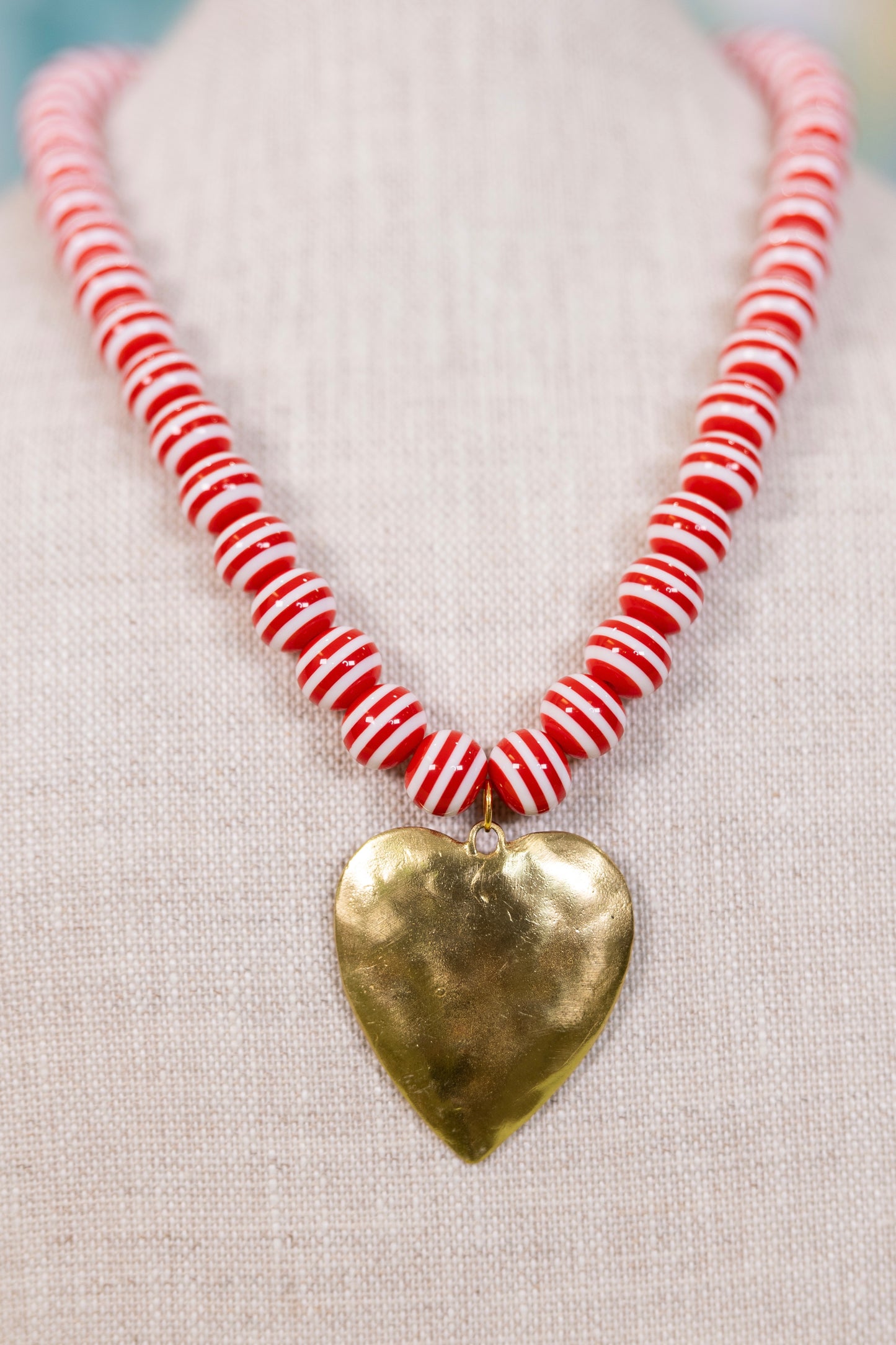 Seaside Stripe Necklace | Hart Designs-Necklaces-Hart Designs-The Village Shoppe, Women’s Fashion Boutique, Shop Online and In Store - Located in Muscle Shoals, AL.