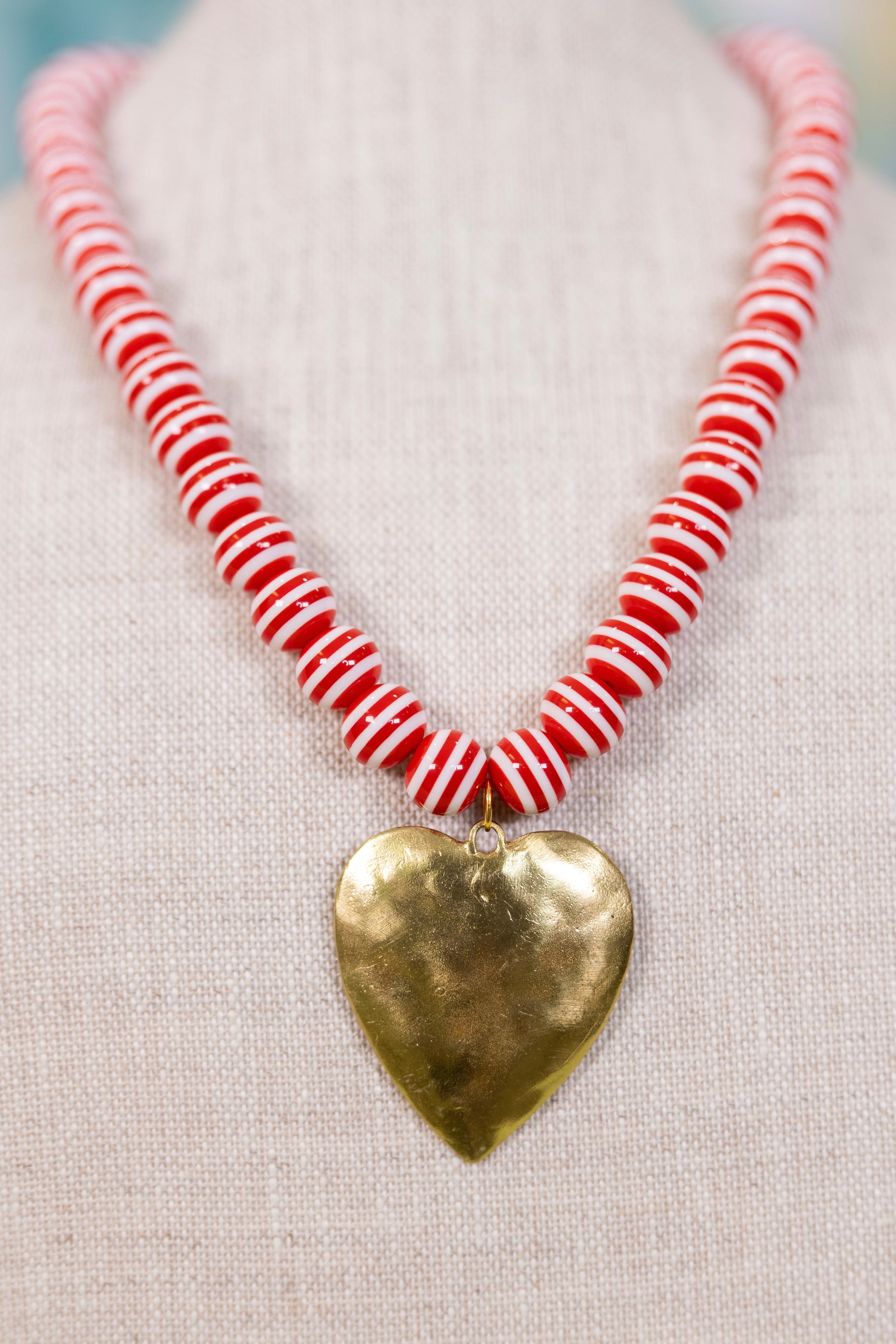 Seaside Stripe Necklace | Hart Designs-Necklaces-Hart Designs-The Village Shoppe, Women’s Fashion Boutique, Shop Online and In Store - Located in Muscle Shoals, AL.