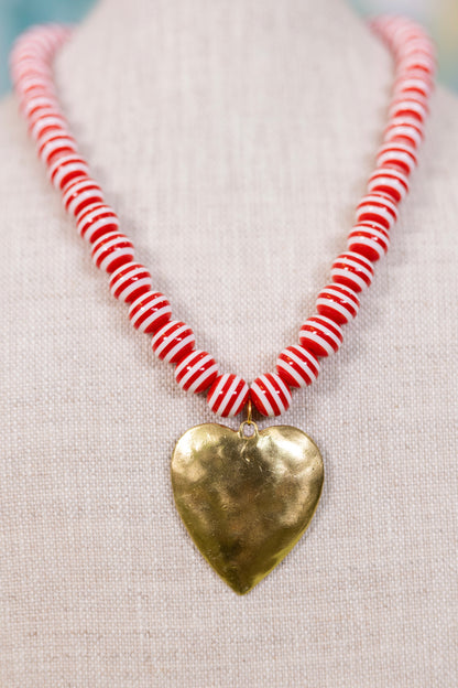 Seaside Stripe Necklace | Hart Designs-Necklaces-Hart Designs-The Village Shoppe, Women’s Fashion Boutique, Shop Online and In Store - Located in Muscle Shoals, AL.