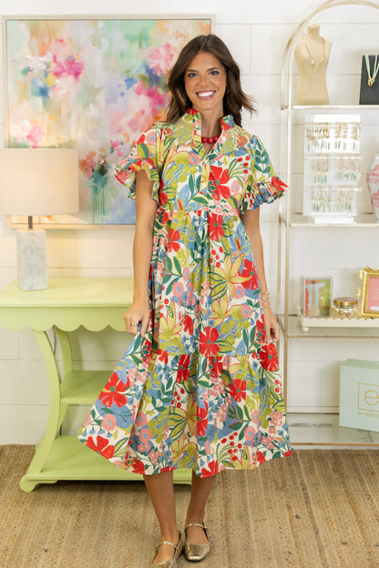 Havana Midi Dress-Midi Dress-Umgee-The Village Shoppe, Women’s Fashion Boutique, Shop Online and In Store - Located in Muscle Shoals, AL.