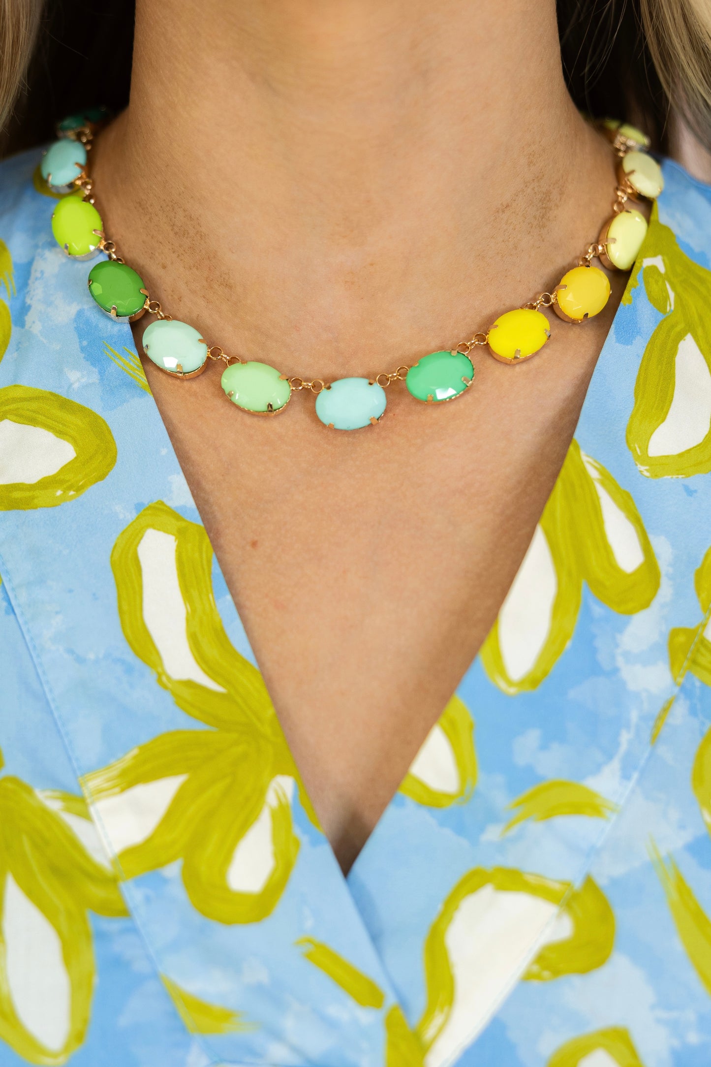 Sunset Sorbet Gemstone Necklace | Hart Designs-Necklaces-Hart Designs-The Village Shoppe, Women’s Fashion Boutique, Shop Online and In Store - Located in Muscle Shoals, AL.