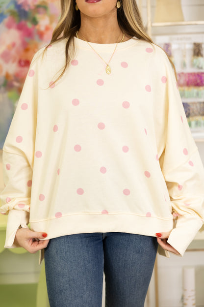Sweet Spot Sweatshirt-Sweatshirt-Peach Love California-The Village Shoppe, Women’s Fashion Boutique, Shop Online and In Store - Located in Muscle Shoals, AL.