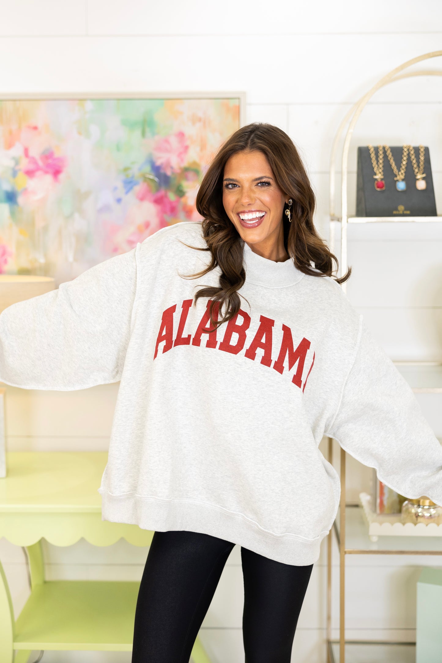 Crimson Tide Reversible Sweatshirt-Sweatshirt-Bucketlist-The Village Shoppe, Women’s Fashion Boutique, Shop Online and In Store - Located in Muscle Shoals, AL.