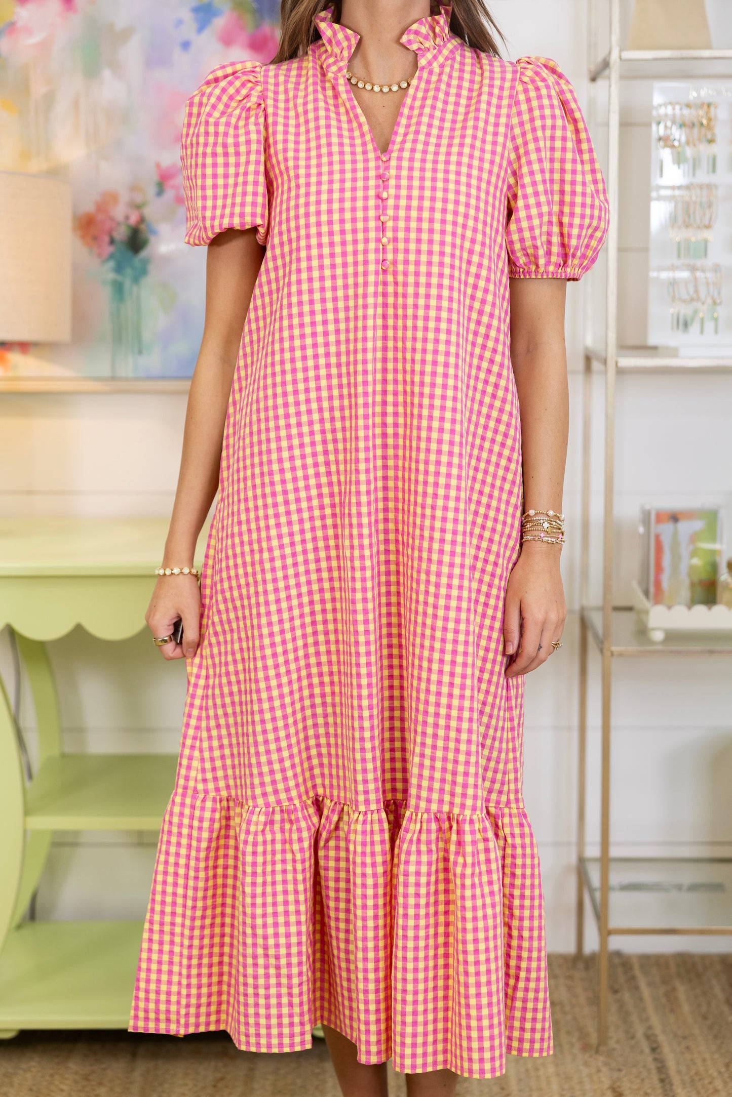 Fresh Squeezed Midi Dress-Midi Dress-Entro-The Village Shoppe, Women’s Fashion Boutique, Shop Online and In Store - Located in Muscle Shoals, AL.