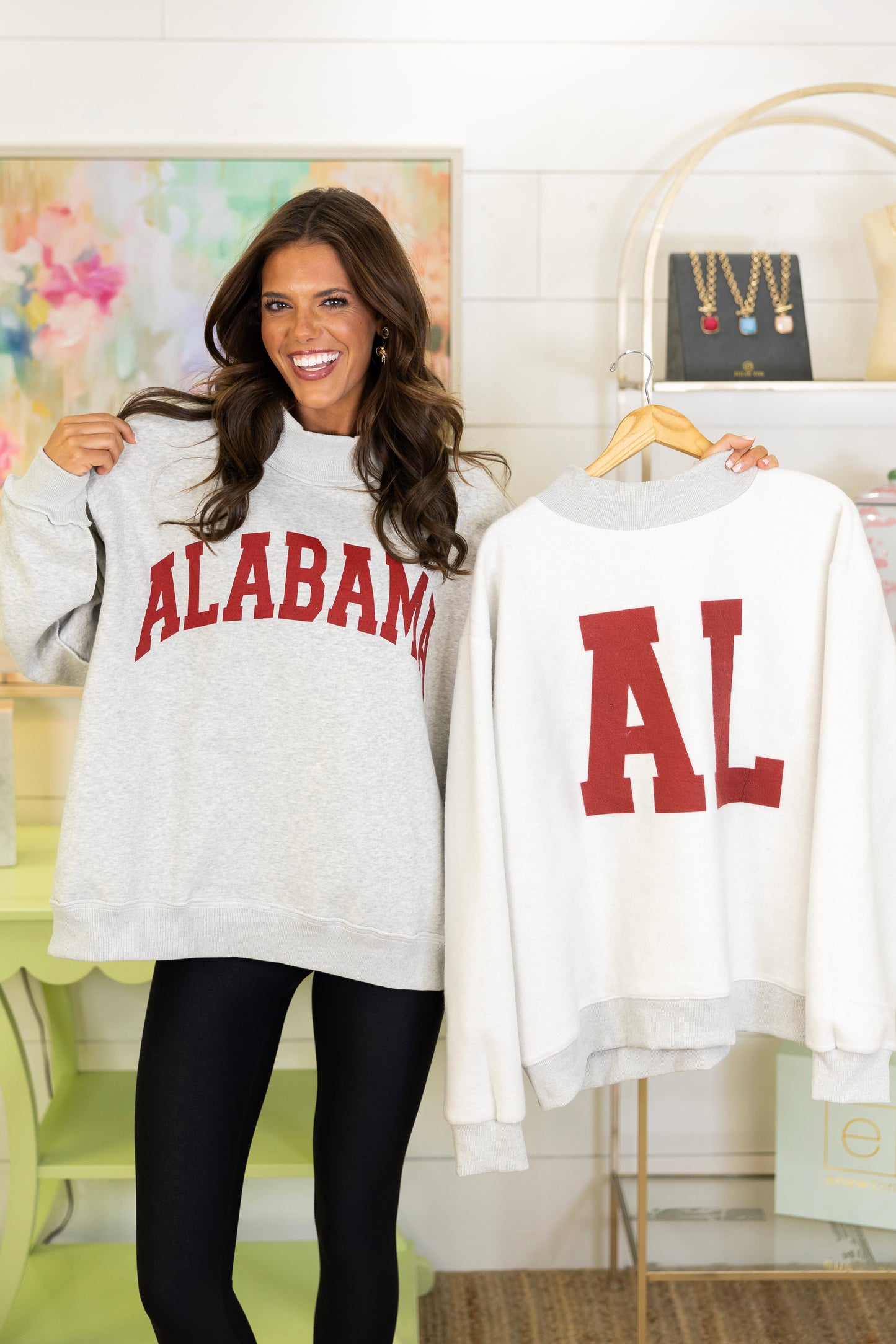 Crimson Tide Reversible Sweatshirt-Sweatshirt-Bucketlist-The Village Shoppe, Women’s Fashion Boutique, Shop Online and In Store - Located in Muscle Shoals, AL.