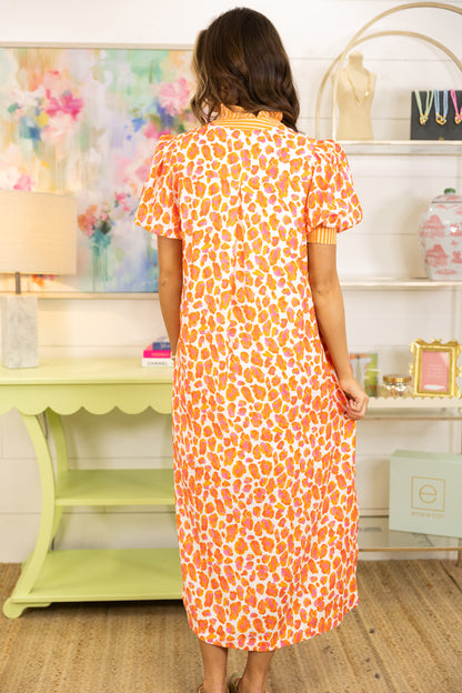 Sunset Safari Midi Dress-Midi Dress-Entro-The Village Shoppe, Women’s Fashion Boutique, Shop Online and In Store - Located in Muscle Shoals, AL.