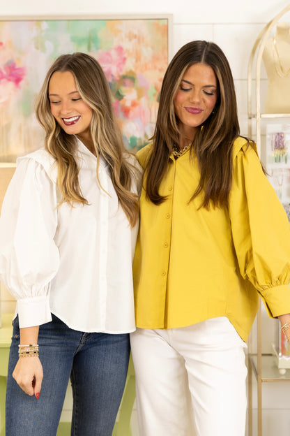 The Alder Button-Down-Long Sleeves-Elle Grey-The Village Shoppe, Women’s Fashion Boutique, Shop Online and In Store - Located in Muscle Shoals, AL.