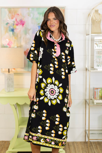 The Rizzo Midi Dress-Midi Dress-Jodifl-The Village Shoppe, Women’s Fashion Boutique, Shop Online and In Store - Located in Muscle Shoals, AL.