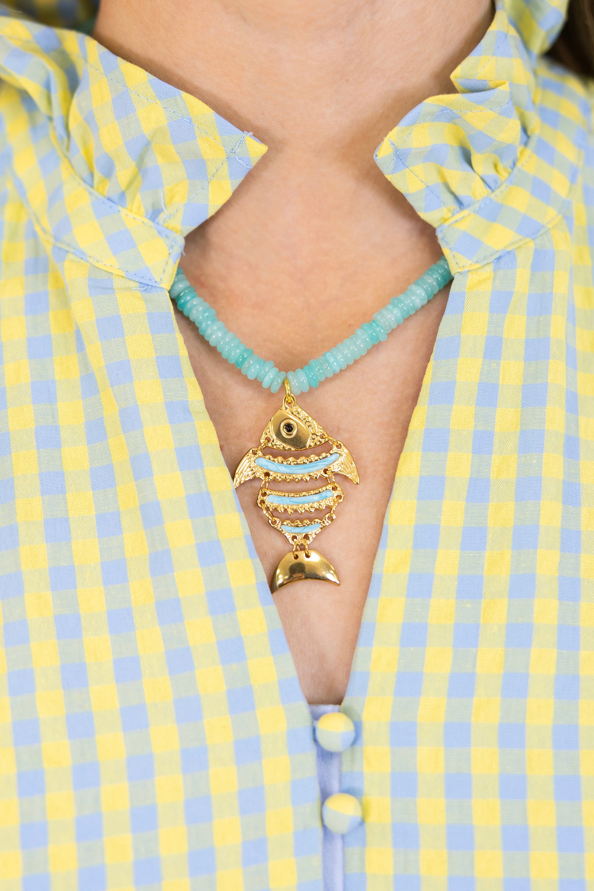 Go Fish Beaded Necklace | Hart Designs-Necklaces-Hart Designs-The Village Shoppe, Women’s Fashion Boutique, Shop Online and In Store - Located in Muscle Shoals, AL.