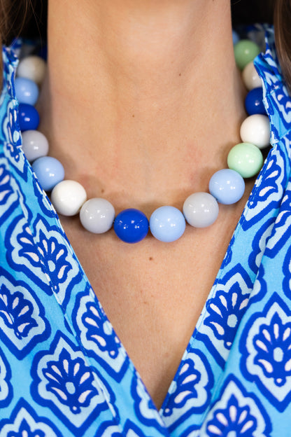 Social Hour Beaded Necklace-Necklaces-Hart Designs-The Village Shoppe, Women’s Fashion Boutique, Shop Online and In Store - Located in Muscle Shoals, AL.