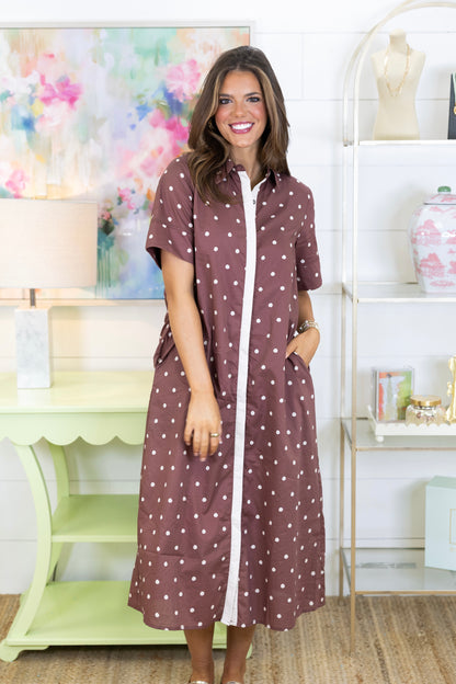 The Tilly Midi Dress-Midi Dress-Entro-The Village Shoppe, Women’s Fashion Boutique, Shop Online and In Store - Located in Muscle Shoals, AL.