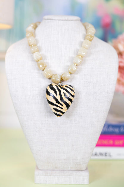 Wild at Heart Pendant Necklace-Necklaces-Hart Designs-The Village Shoppe, Women’s Fashion Boutique, Shop Online and In Store - Located in Muscle Shoals, AL.