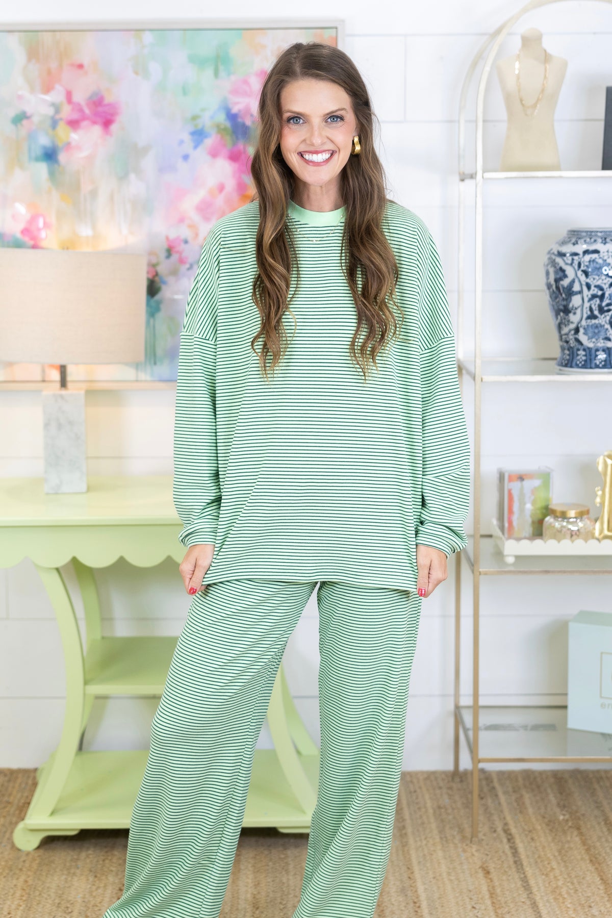 Good Mood Striped Set-Matching Set-Things Between-The Village Shoppe, Women’s Fashion Boutique, Shop Online and In Store - Located in Muscle Shoals, AL.