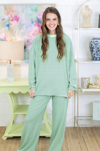 Good Mood Striped Set-Matching Set-Things Between-The Village Shoppe, Women’s Fashion Boutique, Shop Online and In Store - Located in Muscle Shoals, AL.
