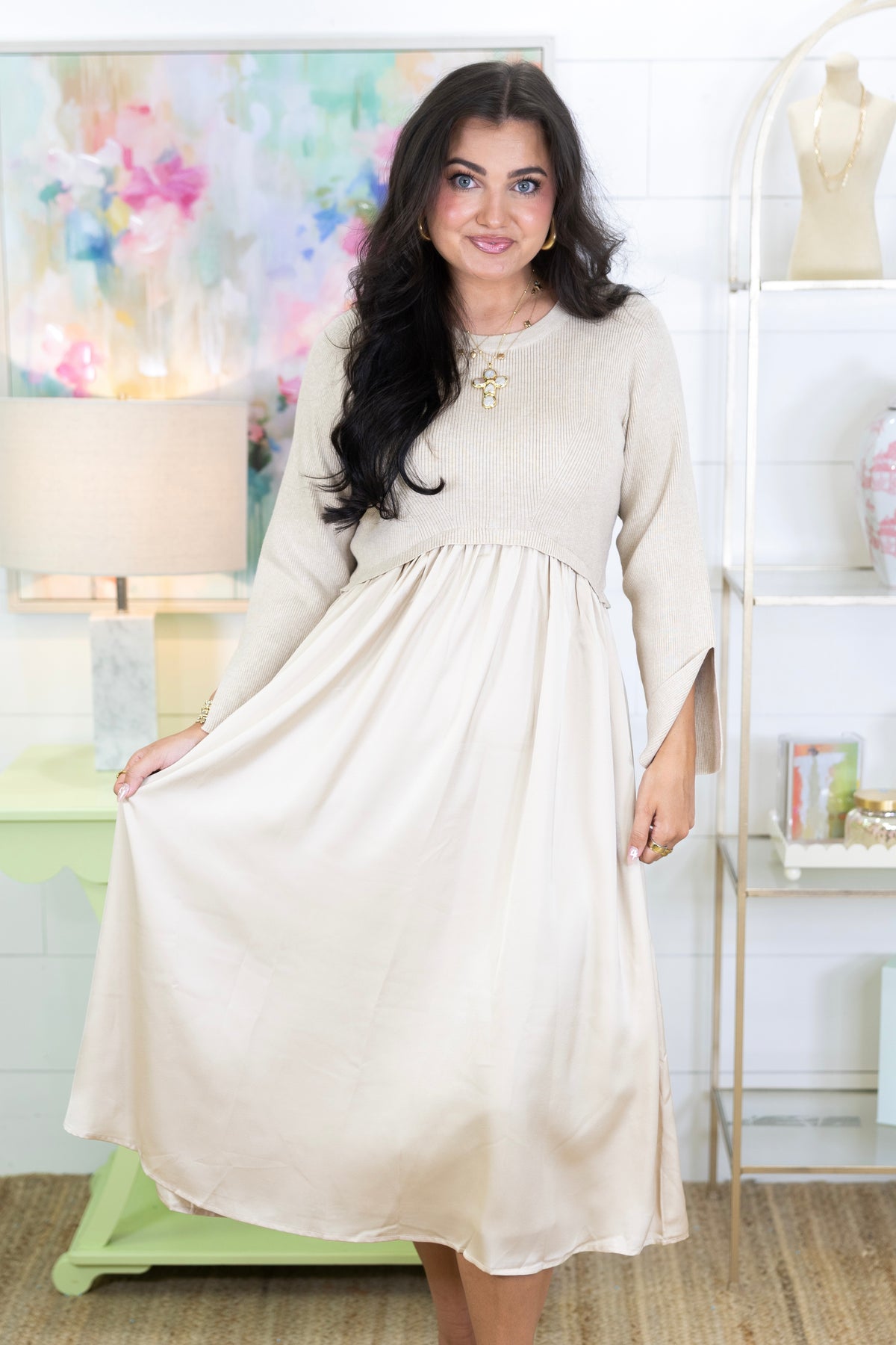 Best Dressed Midi Dress-Midi Dress-Jodifl-The Village Shoppe, Women’s Fashion Boutique, Shop Online and In Store - Located in Muscle Shoals, AL.