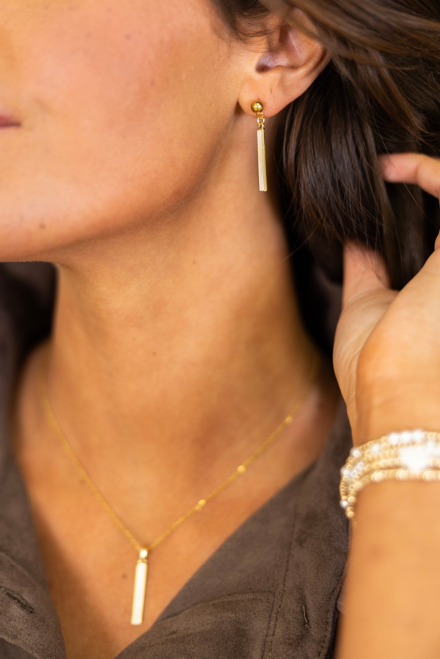 Drop It Like It's Hot Earrings-Earrings-Golden Stella-The Village Shoppe, Women’s Fashion Boutique, Shop Online and In Store - Located in Muscle Shoals, AL.