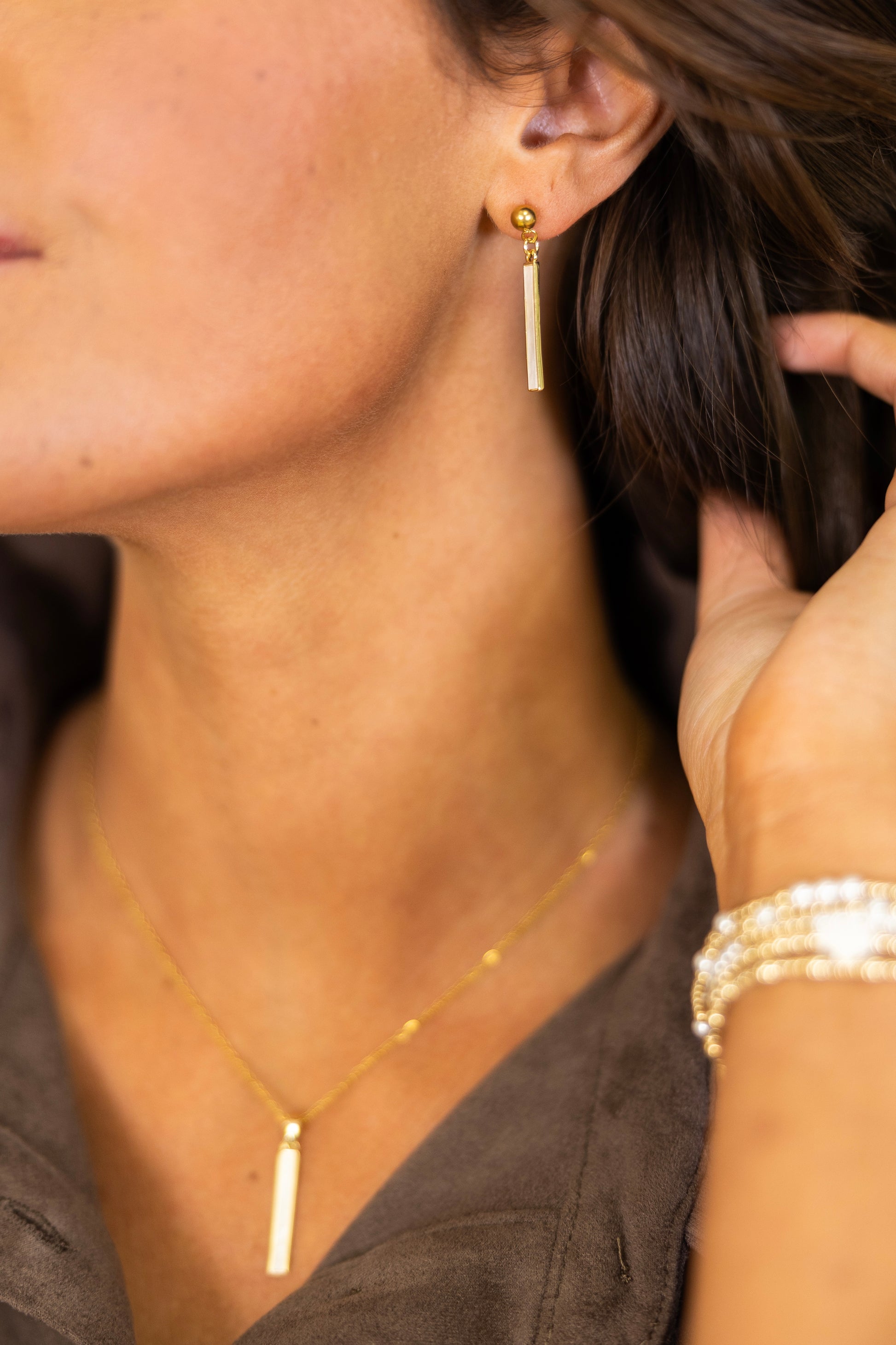 Drop It Like It's Hot Earrings-Earrings-Golden Stella-The Village Shoppe, Women’s Fashion Boutique, Shop Online and In Store - Located in Muscle Shoals, AL.