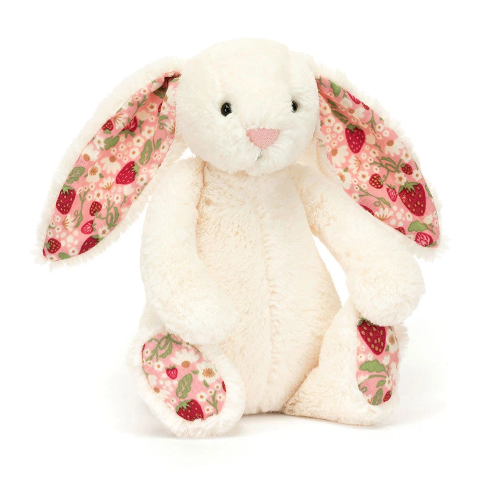 Blossom Cream Bunny 'Berry' Small | JELLYCAT-Stuffed Animal-jellycat-The Village Shoppe, Women’s Fashion Boutique, Shop Online and In Store - Located in Muscle Shoals, AL.