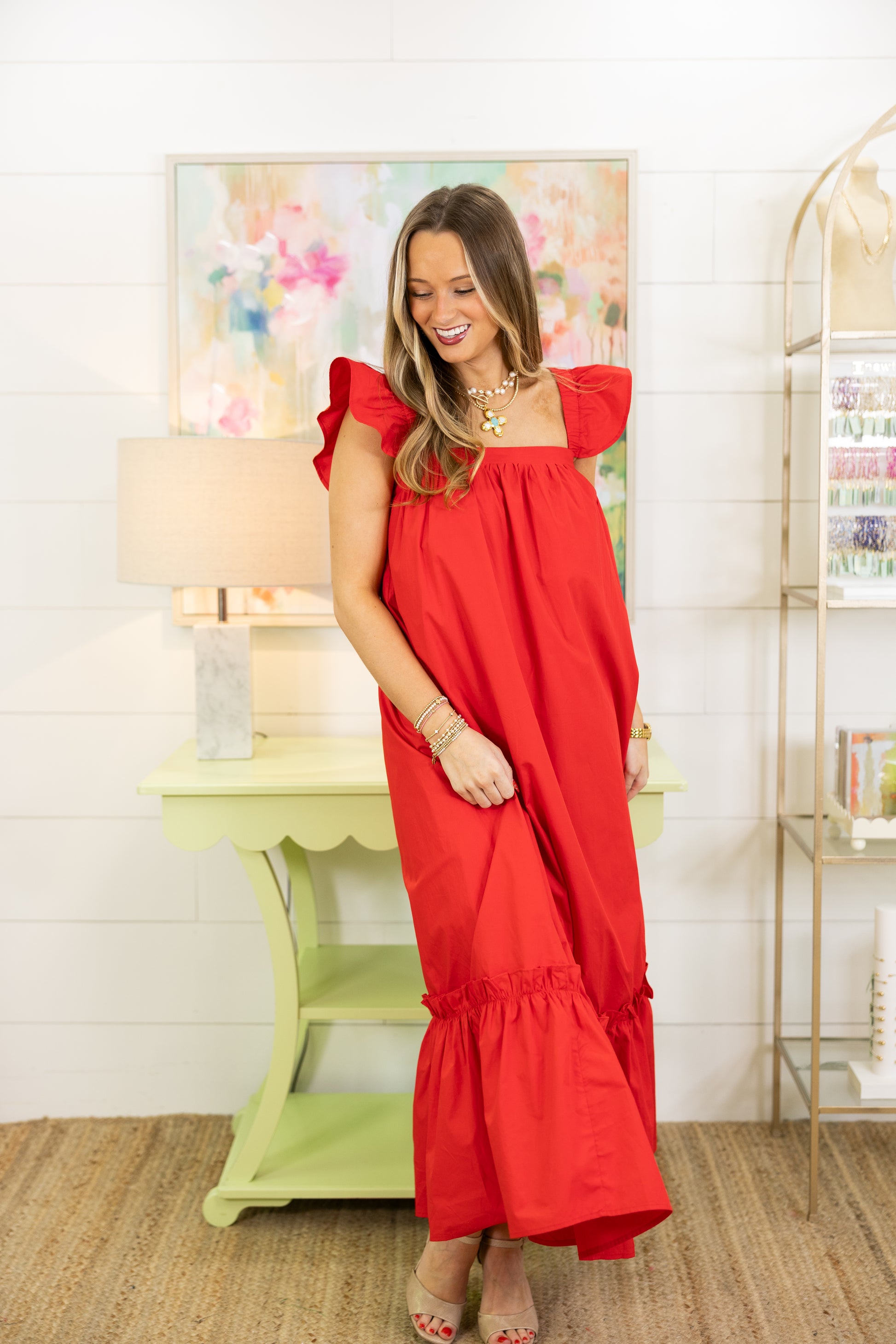 The Hamptons Midi Dress-Midi Dress-tcec-The Village Shoppe, Women’s Fashion Boutique, Shop Online and In Store - Located in Muscle Shoals, AL.