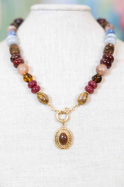 Sweet Odessa Beaded Necklace-Necklaces-Golden Stella-The Village Shoppe, Women’s Fashion Boutique, Shop Online and In Store - Located in Muscle Shoals, AL.