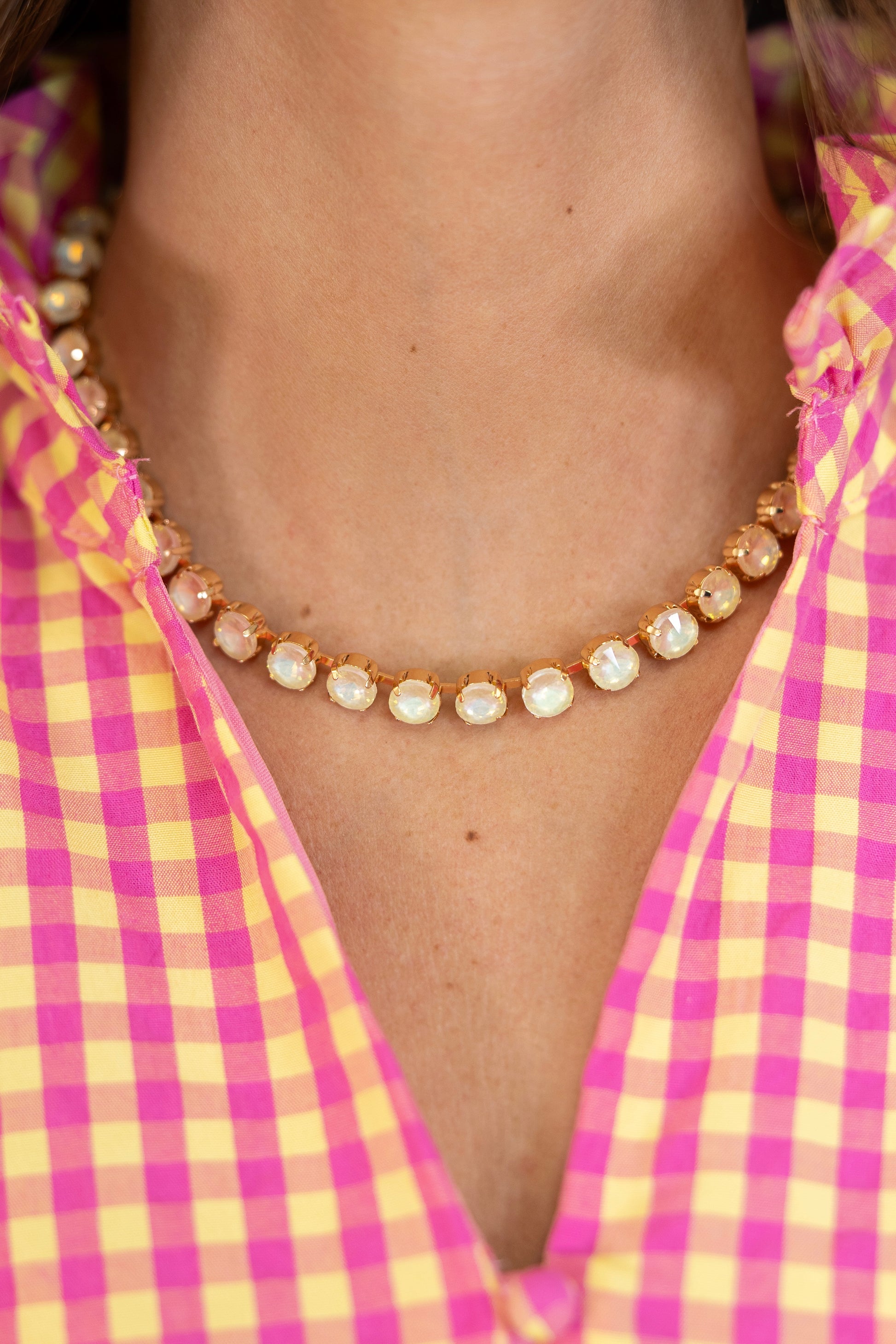 Love Notes Gemstone Necklace | Hart Designs-Necklaces-Hart Designs-The Village Shoppe, Women’s Fashion Boutique, Shop Online and In Store - Located in Muscle Shoals, AL.