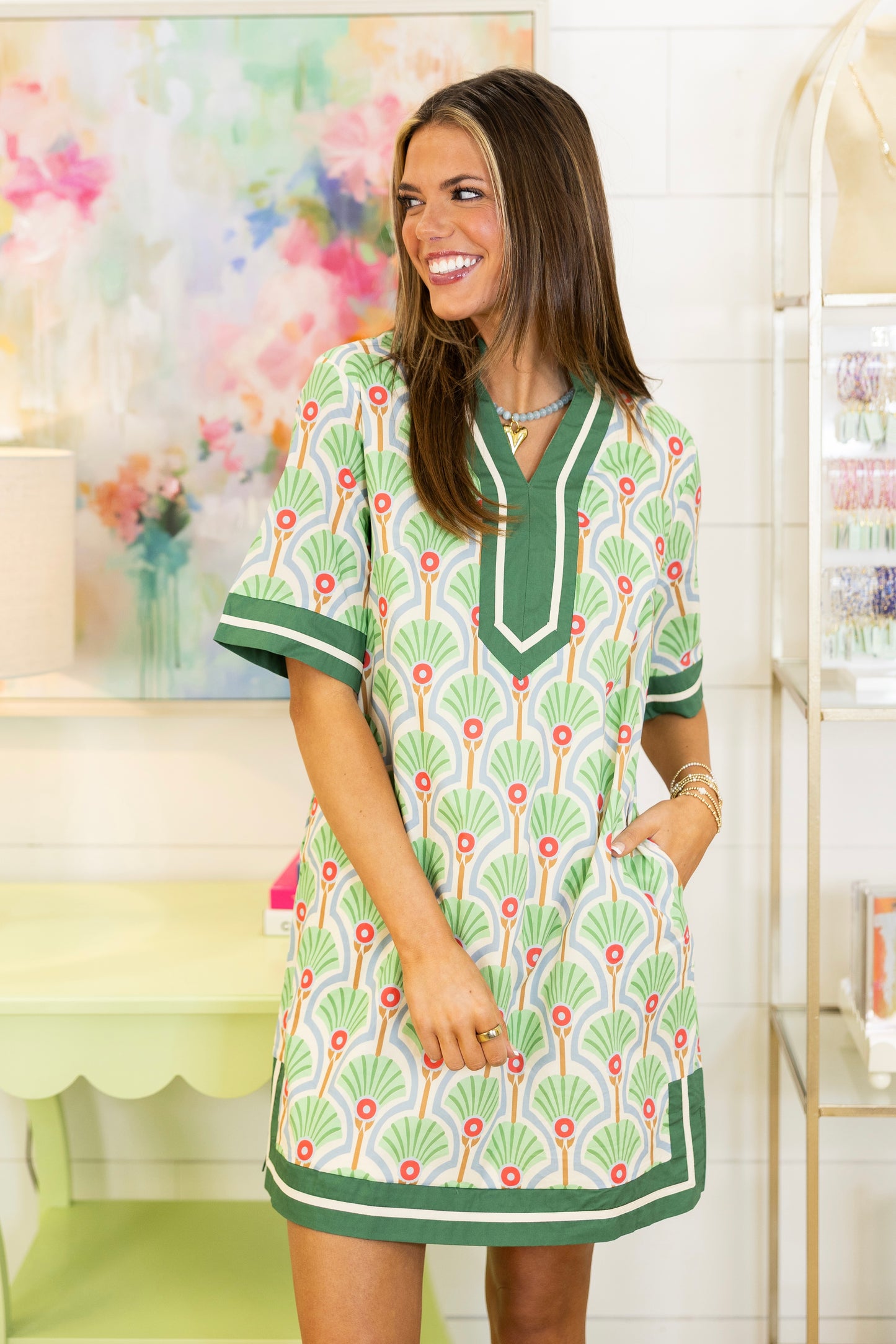 The Capri Dress-Mini Dress-She + Sky-The Village Shoppe, Women’s Fashion Boutique, Shop Online and In Store - Located in Muscle Shoals, AL.