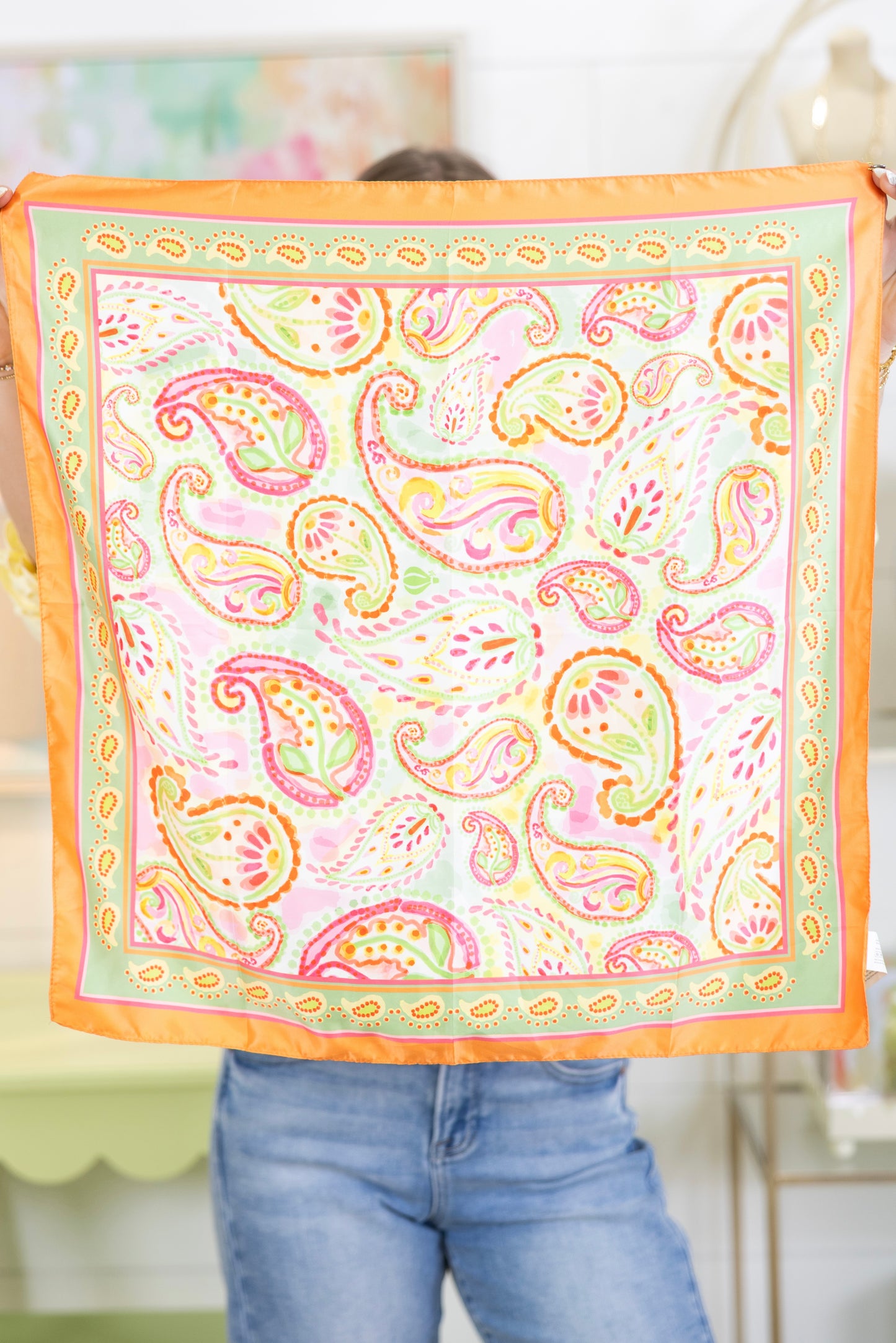 Paisley Paradise Scarf-Scarf-Hart Designs-The Village Shoppe, Women’s Fashion Boutique, Shop Online and In Store - Located in Muscle Shoals, AL.