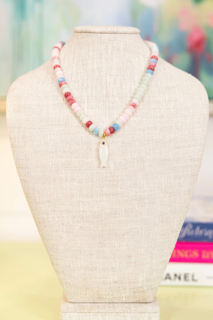 Taffy Tide Fish Charm Necklace | Hart Designs-Necklaces-Hart Designs-The Village Shoppe, Women’s Fashion Boutique, Shop Online and In Store - Located in Muscle Shoals, AL.