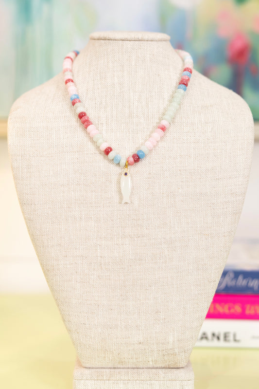 Taffy Tide Fish Charm Necklace | Hart Designs-Necklaces-Hart Designs-The Village Shoppe, Women’s Fashion Boutique, Shop Online and In Store - Located in Muscle Shoals, AL.