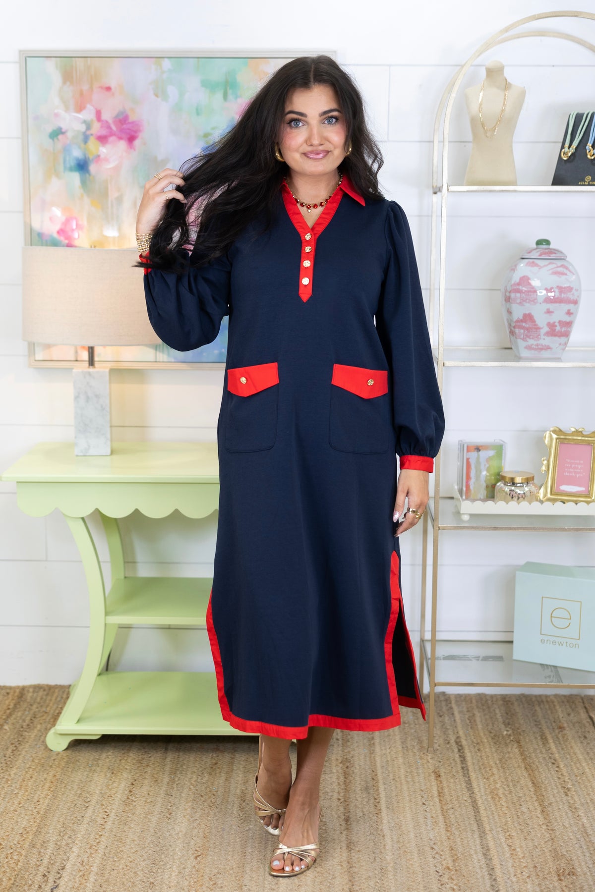 The Whitlock Midi Dress-Midi Dress-Jodifl-The Village Shoppe, Women’s Fashion Boutique, Shop Online and In Store - Located in Muscle Shoals, AL.
