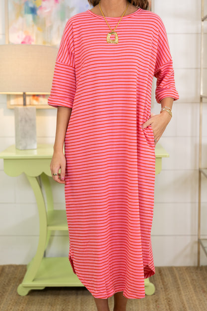 Set the Tone Midi Dress-Midi Dress-Anniewear-The Village Shoppe, Women’s Fashion Boutique, Shop Online and In Store - Located in Muscle Shoals, AL.