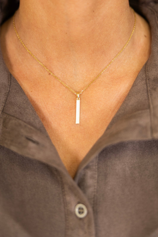 Raise the Bar Necklace-Necklaces-Golden Stella-The Village Shoppe, Women’s Fashion Boutique, Shop Online and In Store - Located in Muscle Shoals, AL.
