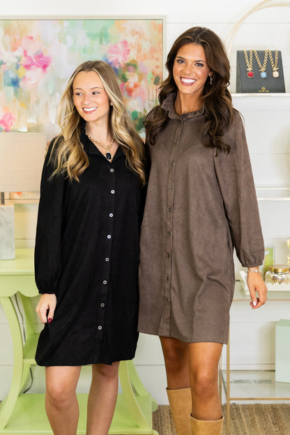 The Fletcher Suede Dress-Mini Dress-Joh-The Village Shoppe, Women’s Fashion Boutique, Shop Online and In Store - Located in Muscle Shoals, AL.
