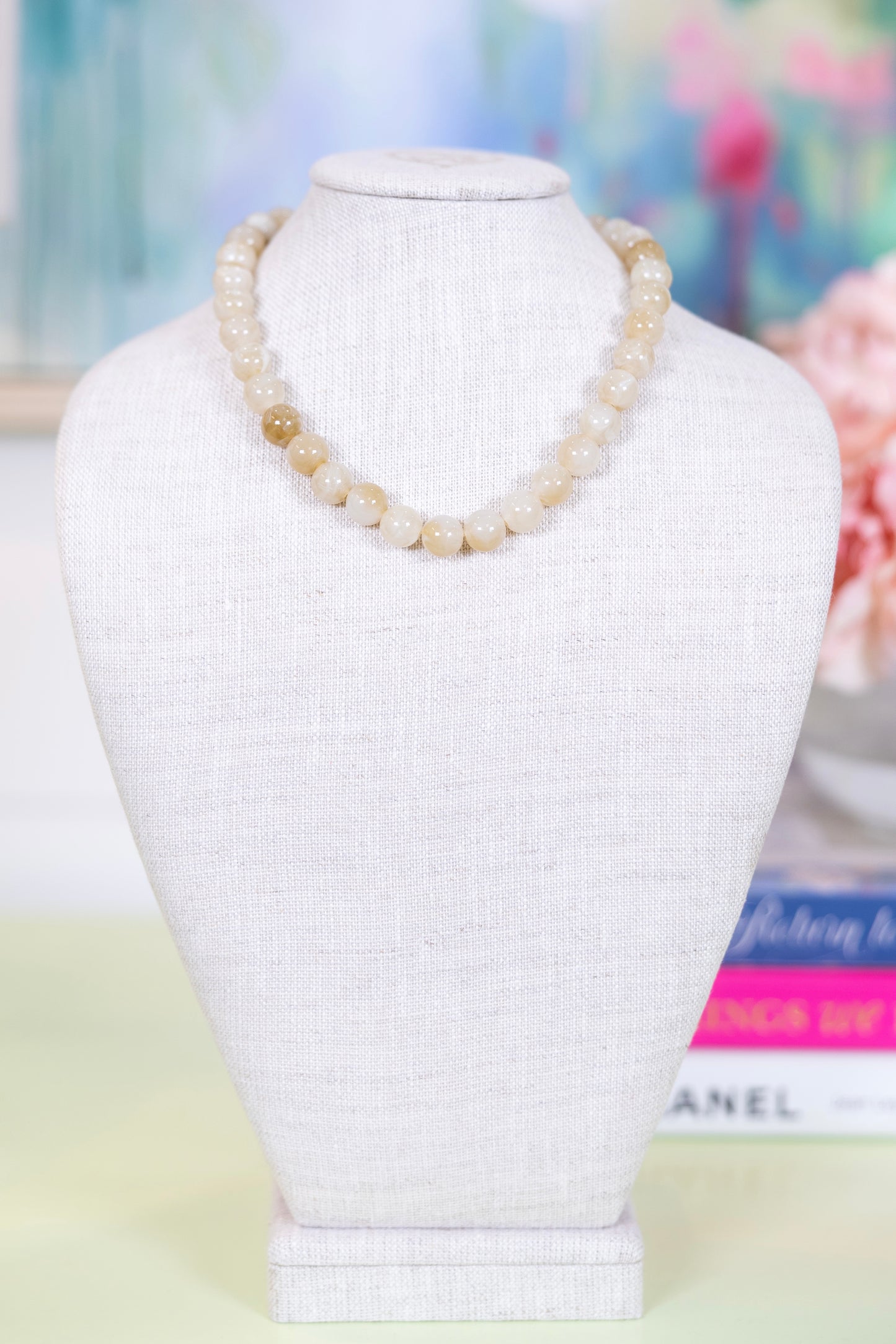 Bits and Pieces Beaded Necklace-Necklaces-Hart Designs-The Village Shoppe, Women’s Fashion Boutique, Shop Online and In Store - Located in Muscle Shoals, AL.
