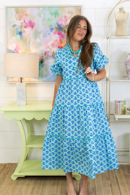 Many Meadows Midi Dress-Midi Dress-GiGiO-The Village Shoppe, Women’s Fashion Boutique, Shop Online and In Store - Located in Muscle Shoals, AL.