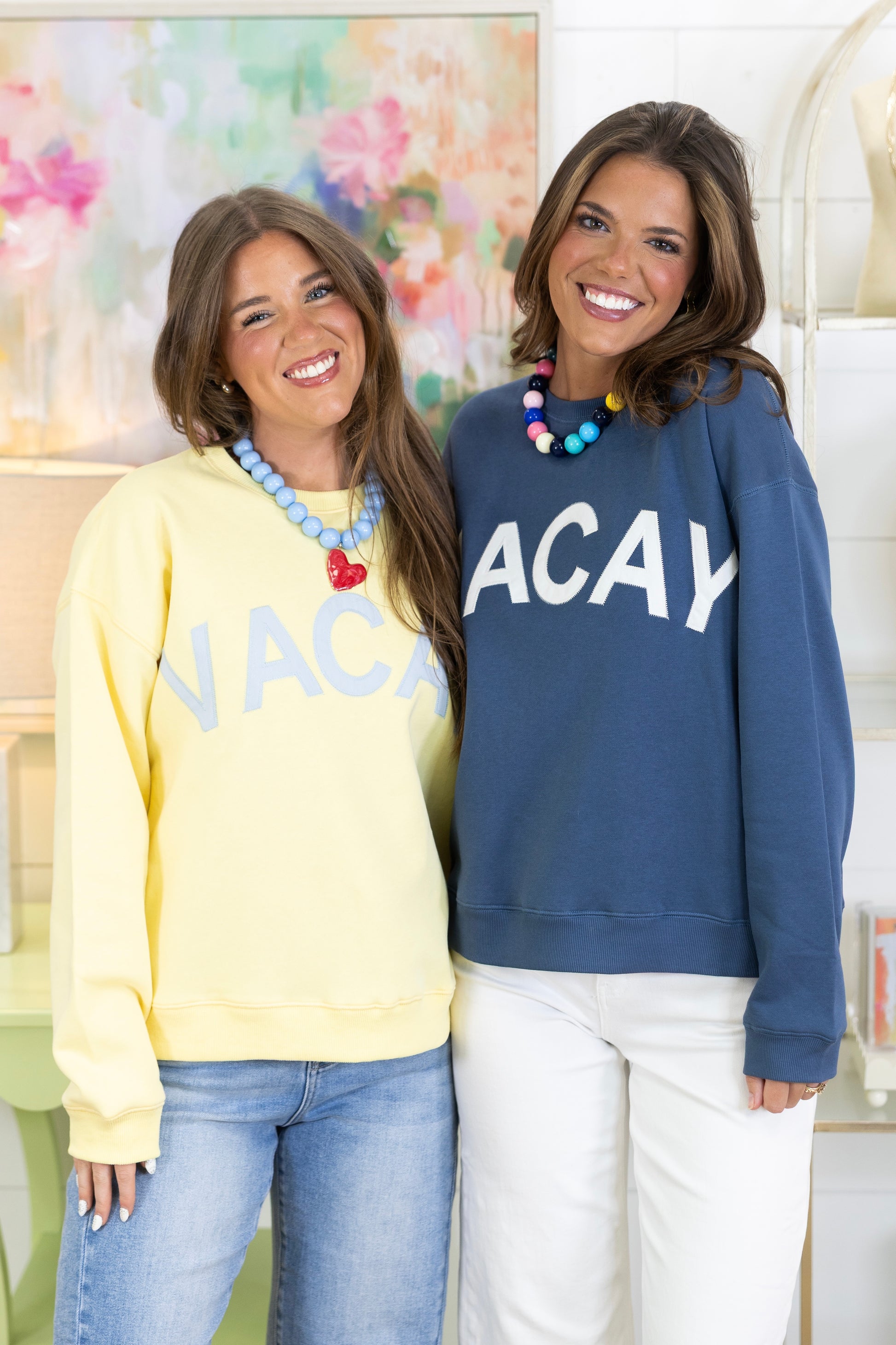 On Vacay Sweatshirt-Sweatshirt-Wishlist-The Village Shoppe, Women’s Fashion Boutique, Shop Online and In Store - Located in Muscle Shoals, AL.