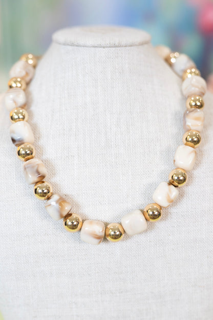 Sugar and Spice Beaded Necklace-Necklaces-Golden Stella-The Village Shoppe, Women’s Fashion Boutique, Shop Online and In Store - Located in Muscle Shoals, AL.